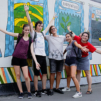 Sommercamp Besuch Berliner Mauer